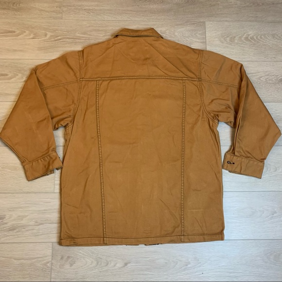 Rare 90's Hip Hop Exhaust Yellow Denim Jacket - Picture 12 of 12